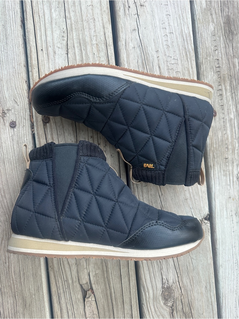 Teva ReEmber Mid Platform Bootie in Black, Size 8